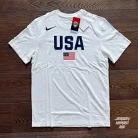 在飛比找蝦皮購物優惠-【球衣藏家】NIKE TEAM USA 國家隊 白色 短Te