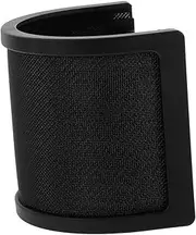 QUMIIRITY Mic Pop Filter Handheld Mic Windscreen Cover u Shape Windscreen Shield Microphone Isolation Shield for Studio