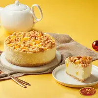 在飛比找PChome24h購物優惠-【超比食品】甜點夢工廠-芒果酥菠蘿乳酪蛋糕6吋