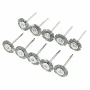10-30x Stainless Steel Wire Wheel Brush Dremel Attachments Cleaning Rotary Tool