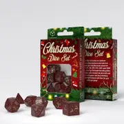 Q Workshop Christmas Dice Set 7