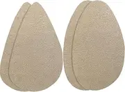 Baluue 2Pairs Non Slip Adhesive Shoe Sole Protectors High Heel Sole Pads for Noise Reduction and Cushioning Durable for Sneakers Casual Shoes and More