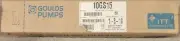 GOULDS 10GS15 WATER END 1-1/2 HP NEW OLD STOCK NEVER OPENED DATE CODE 2010