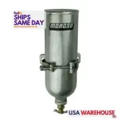 Moroso 63774, One Natural Aluminum Coolant Tank - Overflow/ Recovery 3.0 Dia X 9