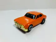 AFX ~ RARE~ AURORA ~ FORD ESCORT ~ Chrome Stripped ~ LIGHT ORANGE & AW Chassis