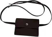 Marsupy for Golf Balls, Baby Carrier, Lightweight PU Leather Golf Bag Accessories for Portable Golf Bags, Fashionable Golf Balls with Adjustable Golf Tea Strap, Canvases, Multicolored, Dark Coffee,