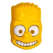 Vintage Ben Cooper Bart Simpson Halloween Mask 1989 The Simpsons Lisa