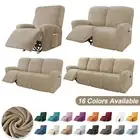 Velvet Fabric Cover Relax Reclining Chair Sofa Cover Elastic Armchair Cover