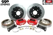 Ford 9" Rear Axle CPP 4 Piston 13" Big Brake Disc Conversion Kit 5 x 4.5 4-1/2"