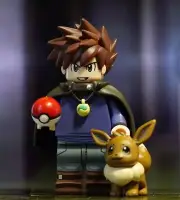 Soulink Pokémon Blue Custom Minifigure