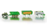 FARMER SIKU 1848 Deutz-Fahr Agrotron Tractor Joskin 3 Trailer Set 1:87 Diecast
