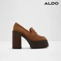 在飛比找momo購物網優惠-【ALDO】BIGSOUL-英倫學院風厚底粗跟鞋-女鞋(咖啡