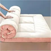 Futon Mattress Thicken, Foldable Portable Cotton Japanese Tatami Roll Mat,Twin/Full/Queen/King Camping Mattress,Breathable Floor Lounger Guest Bed(D,120 * 200cm)
