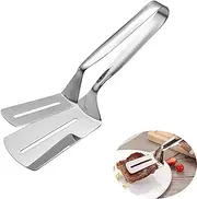 Stainless Steel Spatula Tongs Steak Clamps, for Steak, Fish, Chicken Nuggets and BBQ, Kitchen Grill Clip Tool