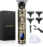 Hair Clippers for Men, Professional Hair Trimmer Zero Gapped T-Blade Trimmer Cor