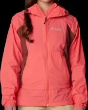 Columbia Loop Trail II Windbreaker Jacket-Women's Small-Juicy/Spice-NWT