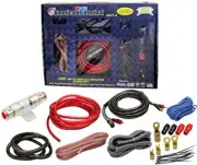American Terminal AKIT-4 4 Gauge 2000W P.M.P.O Complete Amplifier Hookup Kit