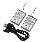 2X LIP1522 Batteries + USB Cable For Sony PlayStation PS4 CUH-2215B CUH-ZCT2U