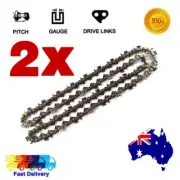 2x CHAINSAW SAW CHAINS 3/8LP 043 55DL for STIHL MS170 MS181 Mini Boss 16"