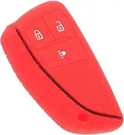 Car Key Cover Keychains Car Key Fob Holder Lanyard for Keys Retractable Key Chain Ring Key Fob Card Key Holder for Car Fob Protector Keys Protector Fob Red