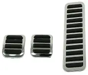 EMPI 4551 - CUSTOM CHROME PEDAL PADS VW RAIL DUNE BUGGY BUG GHIA BUS BAJA PARTS
