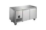 Polar U-Series Premium Double Door Counter Freezer 267tr - Under Bench Fridges (UA006-A) - UA006-A