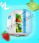 1PCS 4L Office Kitchen Fridge wathet blue Mini Refrigerator