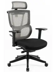 [OOS Living] Eason High Back Fabric Seat Full Adjustable Ergonomic Office Chair In Black