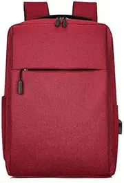 AIMALL Unisex Waterproof Canvas Backpack - Laptop Bag for Men & Women with USB Charging Port, School College Travel Business Bag