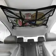 Car Ceiling Cargo Net Pocket Space Saving Auto Roof Cargo Storage Net with leTEh