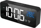 Upgraded Digital Alarm Clock, Bedside Digital Clock for Kid Adult, Large LED