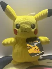 Pokemon Select Pikachu Corduroy Plush Toy 2022 Game freak Nintendo
