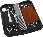 1 Set Pet Grooming Scissors Set Pet Dog Trimming Scissor Dog Grooming Scissor Animals Hair Trimmer Hair Clippers Tool Stainless Steel