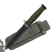 MTech USA Mini Tactical Hunting Green Knife