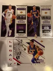 2018-19 Contenders 3 card Lot Kyle Kuzma Season Ticket + Variant + Legacy Lakers