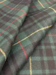 Ralph Lauren Wool Plaid Fabric- Keighly Tartan / Hunter Green 4.90 yd FRL5059/01