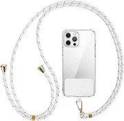Adjustable Phone Lanyard, Round Rope Design with Secure Locking Clip, Durable Nylon for Gym, Travel & Outdoor Use