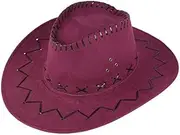[Generic] ManJiangRED Hat Racks for Baseball Caps Over The Door Hat Fedora Panama Womens Wool Hat Classic Wide Belt Buckle Floppy Baseball Caps Corduroy Cap (Wine #1, One Size)
