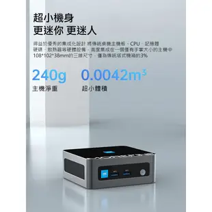 MOREFINE M9 迷你電腦(Intel N100 3.4GHz) - 8G/256G現貨 廠商直送