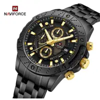 在飛比找蝦皮商城優惠-Naviforce 運動手錶頂級品牌豪華軍用商務計時碼表石英