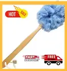Loofah on a Stick Loofah Back Scrubber for Shower Bath Sponge with Handle PE