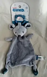 New Baby Gund baby Toothpick Mouse Teether Lovey Security Blanket W/Hang Tag