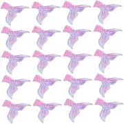 GALPADA Beach Party Napkins Mermaid Themed Birthday Decorations Tableware Supplies for Girls