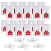 20Pack Replacement FJM 3D Efficiency Dust Bag for Miele S200,S300,S600,S4 S6 Compact C2 C1 Serie Can