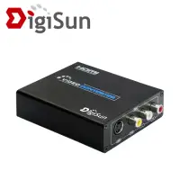 在飛比找momo購物網優惠-【DigiSun 得揚】VH518 AV / S 端子轉 H