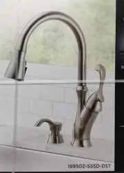 Delta ARABELLA Single Handle Pull-Down Kitchen Faucet with Soap Dispenser