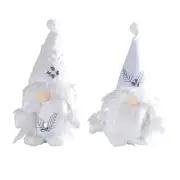 Christmas White Gnome Decorative Restaurant Decoration