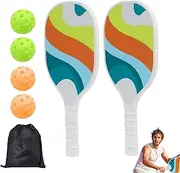 Family Ball Rackets Set, Ball Paddles Set,Lightweight Spiked Rackets with Ball and Bag - Lightweight Pick Rackets, Sports Ball Paddle, Pallet Sports Accessories