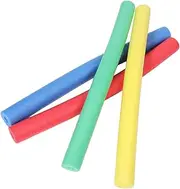 Sosoport 4pcs Pool Noodles Relay Race Sticks Soft Sponge Tubes for Team Building Parent Activities Outdoor Games Enhance Teamwork Communication Skills for Birthday Parties