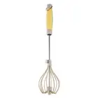 Stainless Steel Semi Automatic Whisk,Rotating Automatic Eggbeater, Hand3168